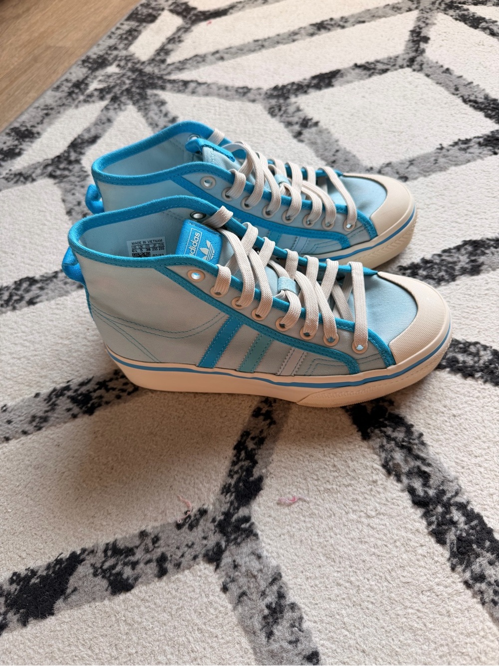 adidas Nizza Platform Mid Almost Blue (Size 6.5)